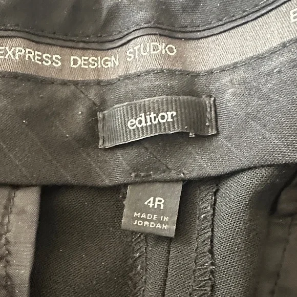 Express Black Editor Pants - Picture 2 of 4